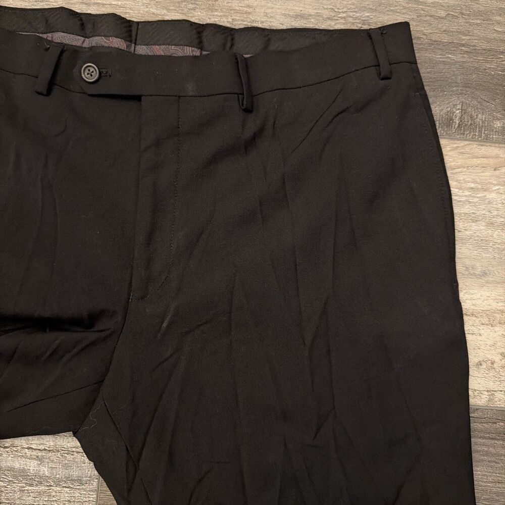 Ralph Lauren 38x30* Wool Dress Pants Navy Blue High Performance Pleated Classic - Picture 5 of 7